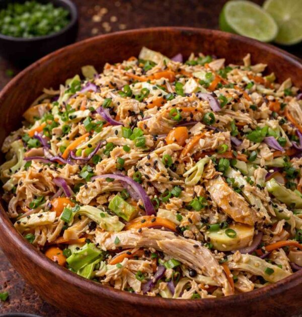 Peanut Lime Chicken Salad