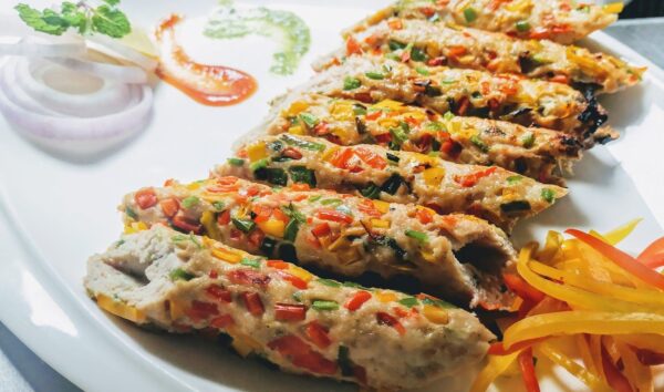 Mutton Gilafi Seekh Kabab