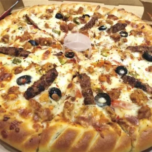 Kabab Stuffed Pizza